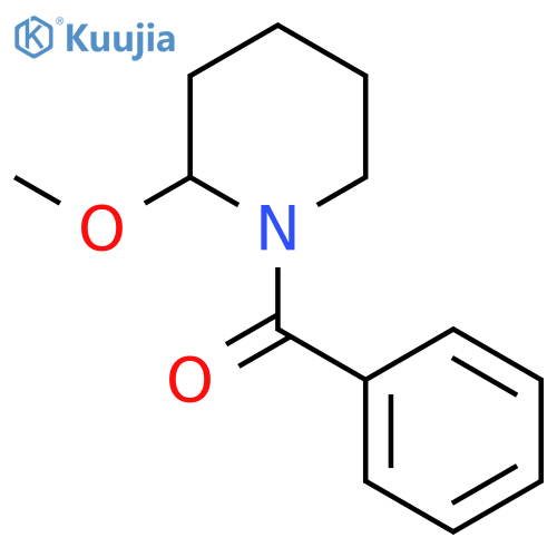 Piperidine, 1-benzoyl-2-methoxy- structure