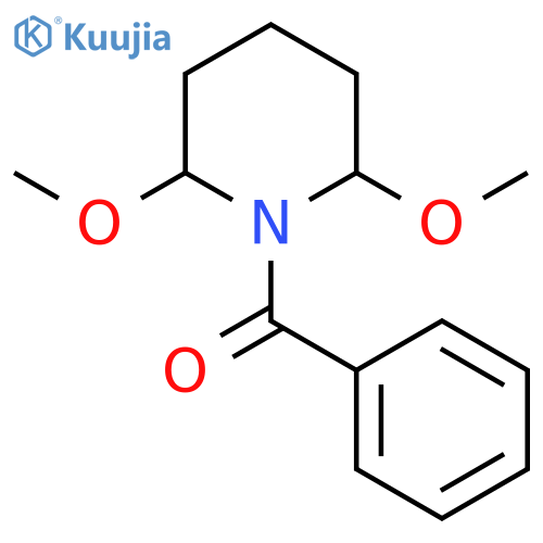 PIPERIDINE, 1-BENZOYL-2,6-DIMETHOXY- structure