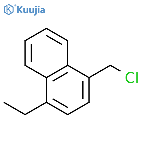 NAPHTHALENE, 1-(CHLOROMETHYL)-4-ETHYL- structure
