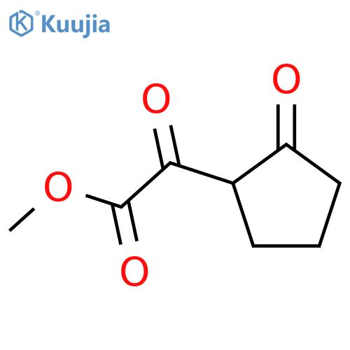 methyl 2-oxo-2-(2-oxocyclopentyl)acetate structure