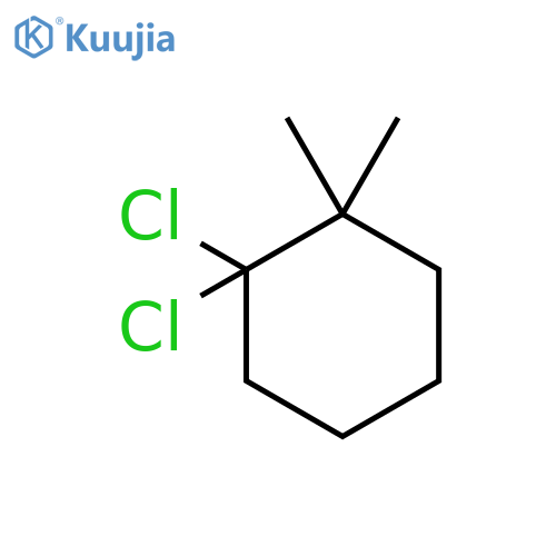 1,1-dichloro-2,2-dimethylcyclohexane structure