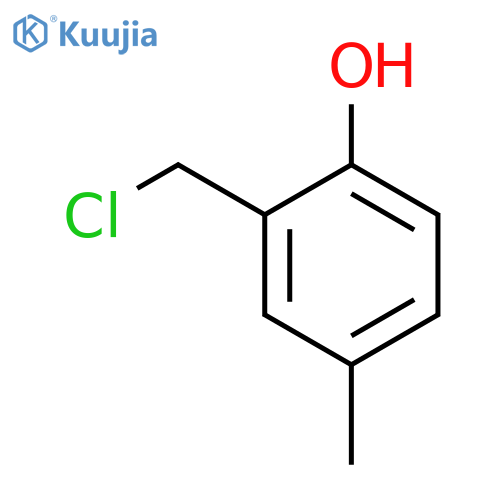 2-(chloromethyl)-4-methylphenol structure