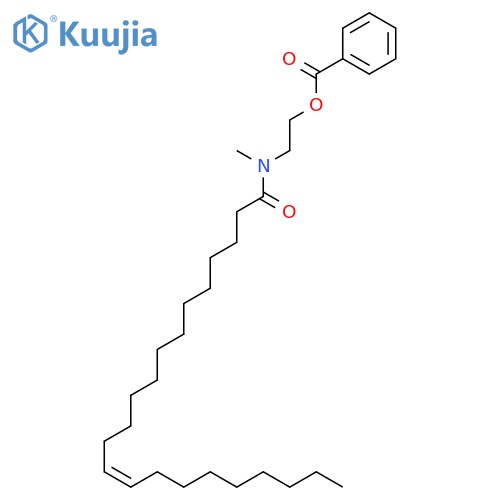 13-DOCOSENAMIDE, N-[2-(BENZOYLOXY)ETHYL]-N-METHYL-, (Z)- structure