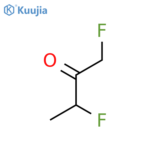 2-BUTANONE, 1,3-DIFLUORO- structure