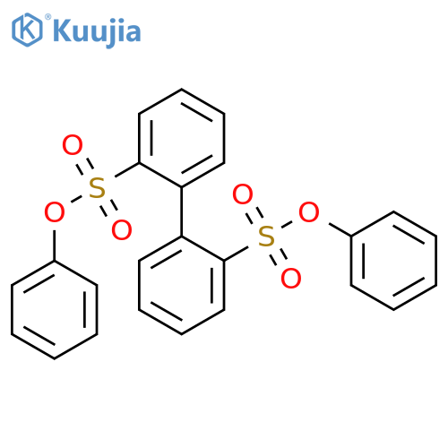[1,1'-Biphenyl]-2,2'-disulfonic acid, diphenyl ester structure
