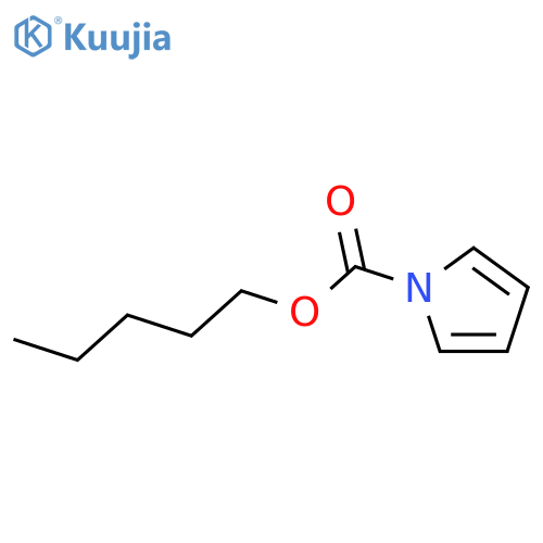 1H-Pyrrole-1-carboxylicacid, pentyl ester structure
