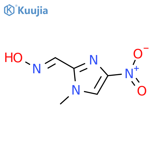 1H-IMIDAZOLE-2-CARBOXALDEHYDE, 1-METHYL-4-NITRO-, OXIME structure
