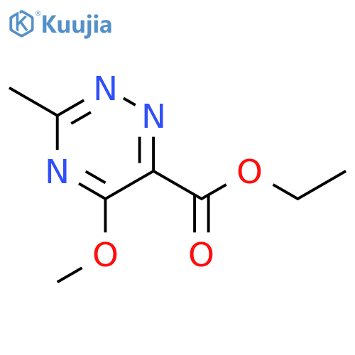 1,2,4-TRIAZINE-6-CARBOXYLIC ACID, 5-METHOXY-3-METHYL-, ETHYL ESTER structure