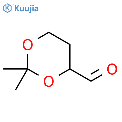 1,3-Dioxane-4-carboxaldehyde, 2,2-dimethyl- structure