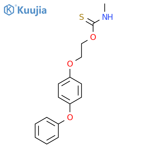 Carbamothioic acid, methyl-, O-[2-(4-phenoxyphenoxy)ethyl] ester structure
