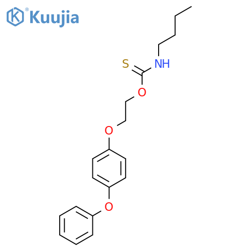 Carbamothioic acid, butyl-, O-[2-(4-phenoxyphenoxy)ethyl] ester structure