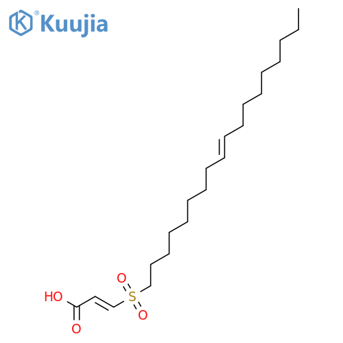 2-PROPENOIC ACID, 3-(9-OCTADECENYLSULFONYL)- structure
