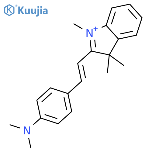 2-{2-[4-(dimethylamino)phenyl]ethenyl}-1,3,3-trimethyl-3H-indolium structure