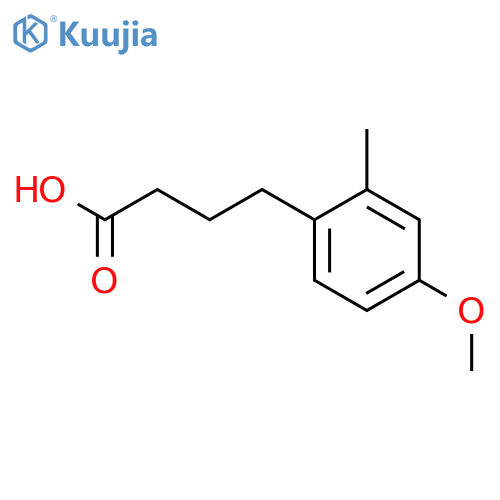 4-(4-methoxy-2-methylphenyl)butanoic Acid structure