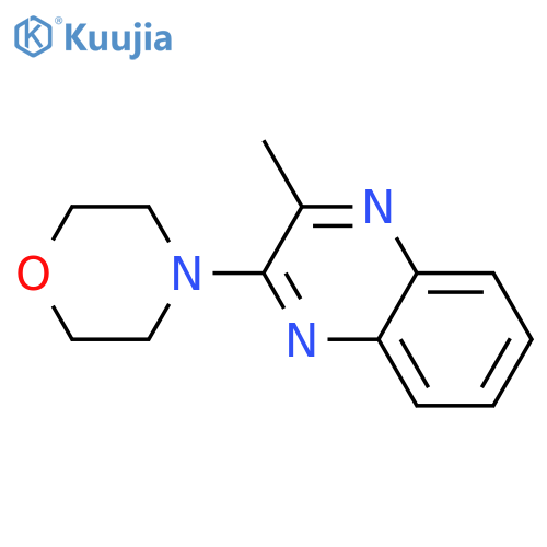 Quinoxaline,2-methyl-3-(4-morpholinyl)- structure