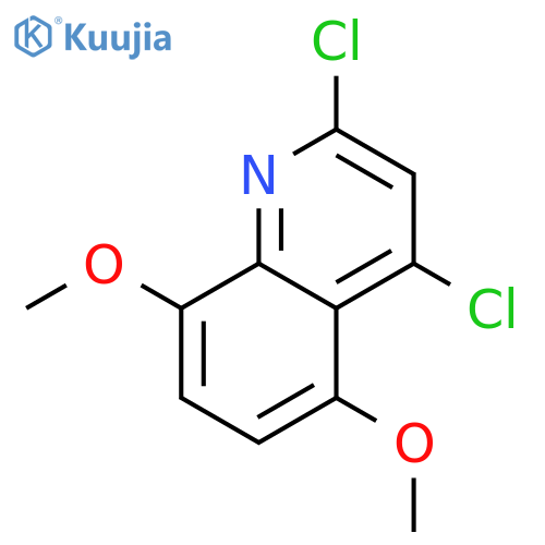 2,4-dichloro-5,8-dimethoxy-quinoline structure