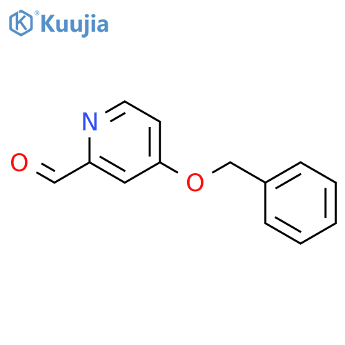 4-(benzyloxy)pyridine-2-carbaldehyde structure