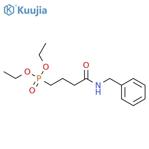 Phosphonic acid, [4-oxo-4-[(phenylmethyl)amino]butyl]-, diethyl ester structure