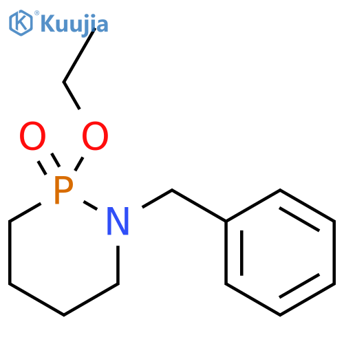 1-benzyl-2-ethoxy-1,2λ5-azaphosphinane 2-oxide structure