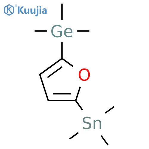 Germane, trimethyl[5-(trimethylstannyl)-2-furanyl]- structure