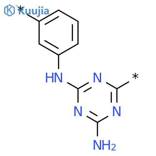 Poly[(6-amino-1,3,5-triazine-2,4-diyl)imino-1,3-phenylene] structure