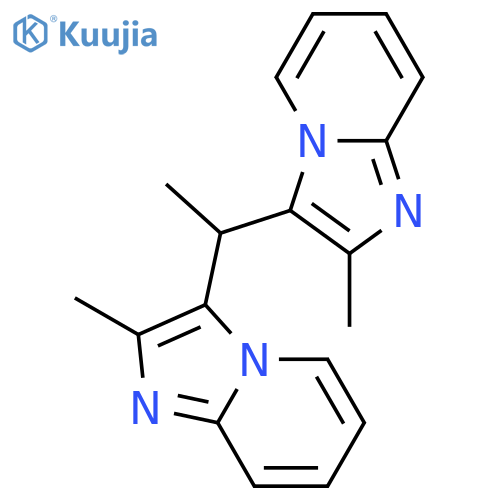 IMIDAZO[1,2-A]PYRIDINE, 3,3'-ETHYLIDENEBIS[2-METHYL- structure