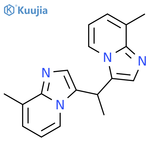 Imidazo[1,2-a]pyridine, 3,3'-ethylidenebis[8-methyl- structure