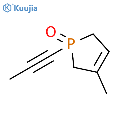 1H-PHOSPHOLE, 2,5-DIHYDRO-3-METHYL-1-(1-PROPYNYL)-, 1-OXIDE structure