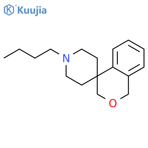 Spiro[1H-2-benzopyran-4(3H),4'-piperidine], 1'-butyl- structure