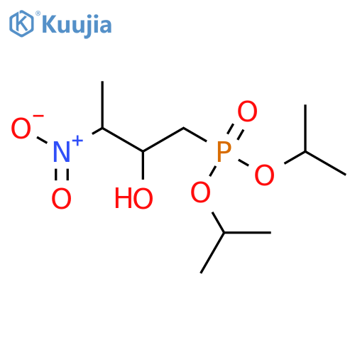 Phosphonic acid, (2-hydroxy-3-nitrobutyl)-, bis(1-methylethyl) ester structure