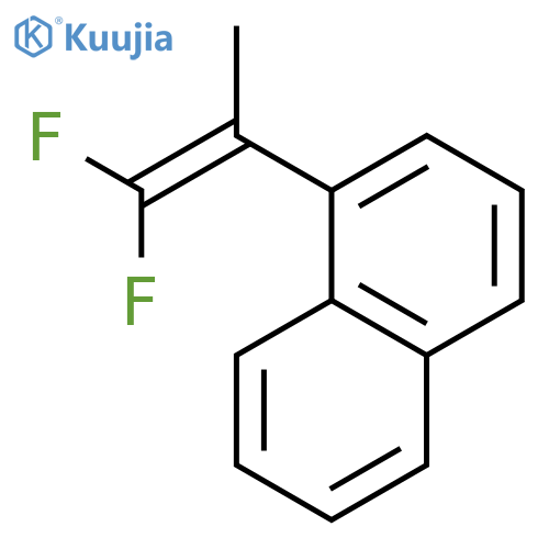 Naphthalene, 1-(2,2-difluoro-1-methylethenyl)- structure