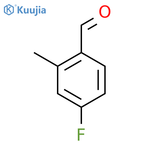 4-Fluoro-2-methylbenzaldehyde structure