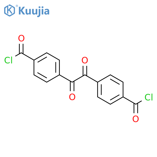 BENZOYL CHLORIDE, 4,4'-(1,2-DIOXO-1,2-ETHANEDIYL)BIS- structure