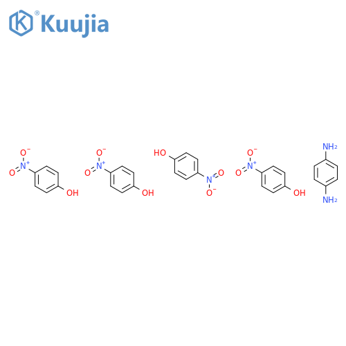 1,4-BENZENEDIAMINE, COMPD. WITH 4-NITROPHENOL (1:4) structure