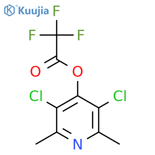 ACETIC ACID, TRIFLUORO-, 3,5-DICHLORO-2,6-DIMETHYL-4-PYRIDINYL ESTER structure