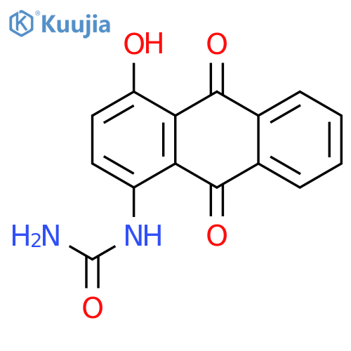 Urea, (9,10-dihydro-4-hydroxy-9,10-dioxo-1-anthracenyl)- structure