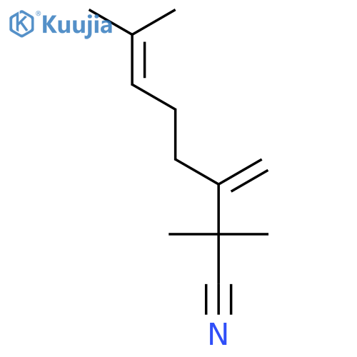 6-Octenenitrile, 2,2,7-trimethyl-3-methylene- structure