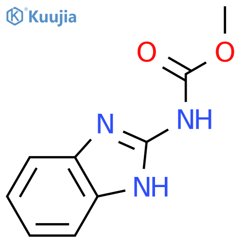 N-(1H-benzimidazol-2-yl)carbamic acid methyl ester structure
