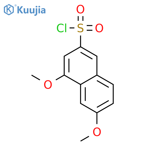 2-Naphthalenesulfonyl chloride, 4,6-dimethoxy- structure