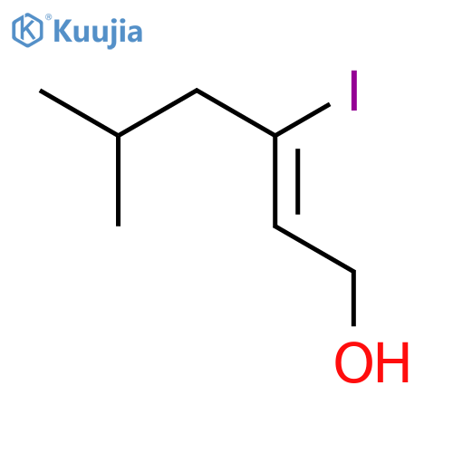 2-HEXEN-1-OL, 3-IODO-5-METHYL-, (Z)- structure