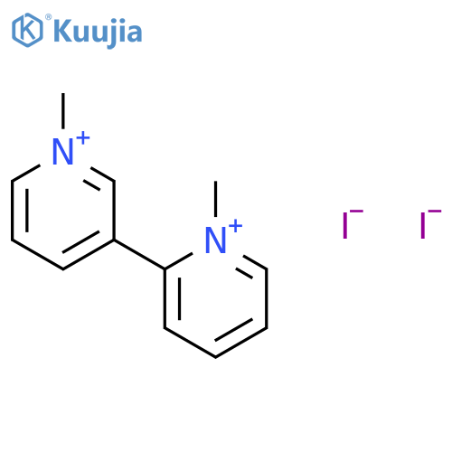 2,3'-Bipyridinium, 1,1'-dimethyl-, diiodide structure
