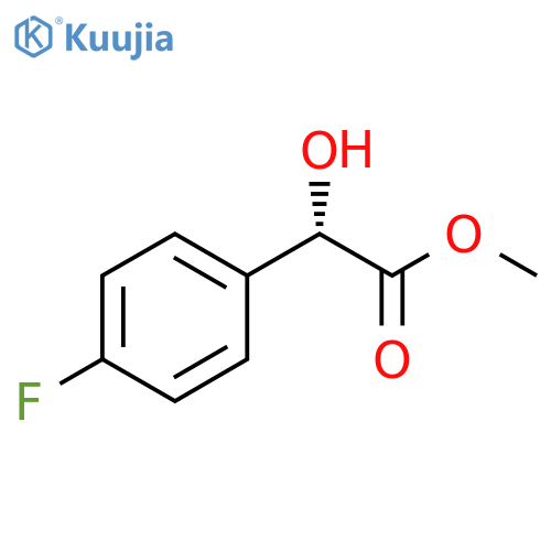 methyl (2S)-2-(4-fluorophenyl)-2-hydroxyacetate structure