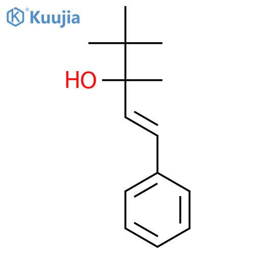 1-PENTEN-3-OL, 3,4,4-TRIMETHYL-1-PHENYL- structure