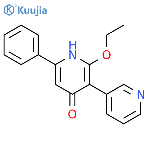 [3,3'-Bipyridin]-4(1H)-one, 2-ethoxy-6-phenyl- structure