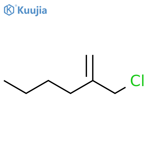 2-(chloromethyl)hex-1-ene structure