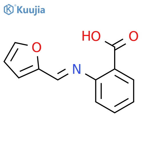 Benzoic acid, 2-[(2-furanylmethylene)amino]- structure