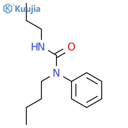 Urea, N-butyl-N-phenyl-N'-propyl- structure