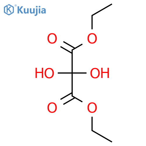 2,2-Dihydroxypropanedioic acid 1,3-diethyl ester structure