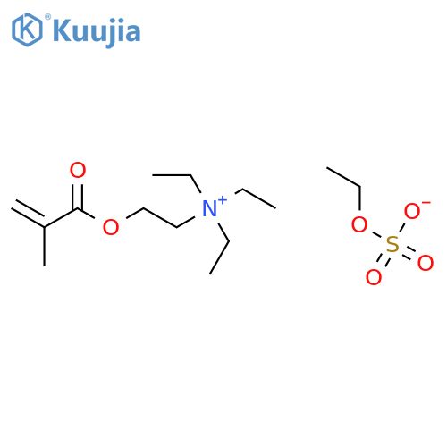 triethyl[2-[(2-methyl-1-oxoallyl)oxy]ethyl]ammonium ethyl sulphate structure