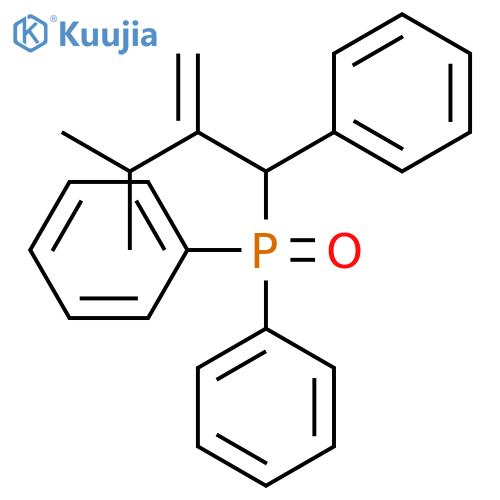 PHOSPHINE OXIDE, (3-METHYL-2-METHYLENE-1-PHENYLBUTYL)DIPHENYL- structure